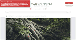 Desktop Screenshot of nature-parts.com