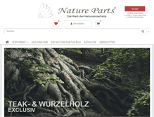 Tablet Screenshot of nature-parts.com